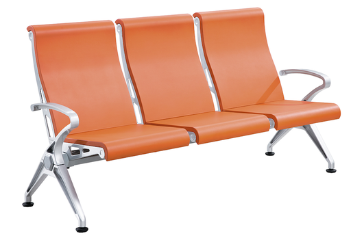 [GY1LC06] Alu-Aloy/PU-L Public Seating | 3 Seater