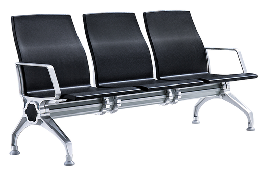 [GY1LC04] Alu-Aloy/PU-L Public Seating | 3 Seater
