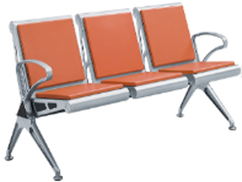 [GY1LC10] Steel Public Seating | 3 Seater