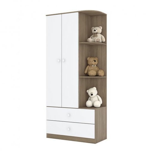 [HE2WR2D10] Wardrobe 2 Doors | Lubrinto Rustic |  I117-18