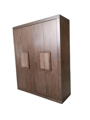 [TI2WR4D01] Wardrobe 4 Doors | Zion