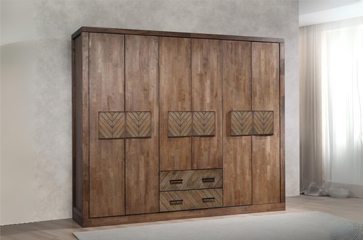 [TI2WR6D12] Wardrobe 6 Doors | Reynolds