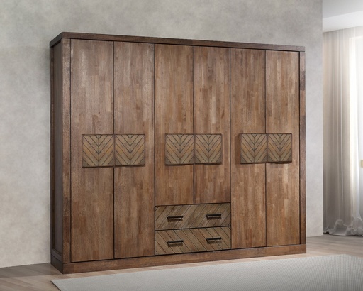 [TI2WR6D12] Wardrobe 6 Doors | Reynolds
