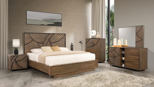 [TI2KBRS52] King Bedroom Set 5 PC | Flore