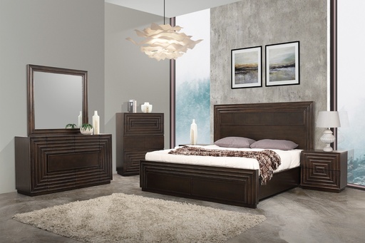 [TI2KBRS44] King Bedroom Set 5 PC | Zeta