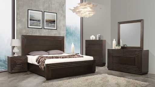 [TI2KBRS44] King Bedroom Set 5 PC | Zeta