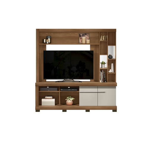 [LBZ2MTU07] Entertainment Center | TV 65" | Brown/OffWhite | Canela