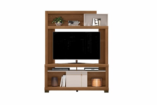 [LBZ2MTU24] Entertainment Center | TV 60" | Brown/OffWhite | Laguna