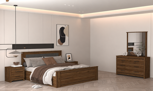 [KN2KBRS43] King Bedroom Set 5 PC | Bilbao