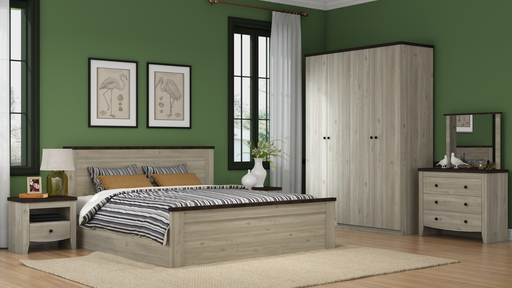 [KN2KBRS45] King Bedroom Set 5 PC | Georgia