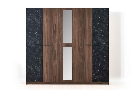 [AP2WR5D07] Wardrobe 5 Doors | Hazar Lotus | Kayna