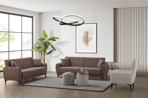 [AH2LRS129] Sofa Set 3+2+1 | Milos