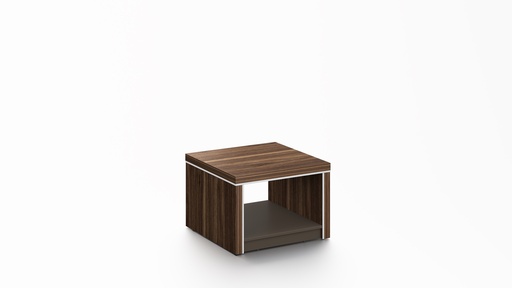 [DS1ST12] Side Table 600 | Walnut | Boston