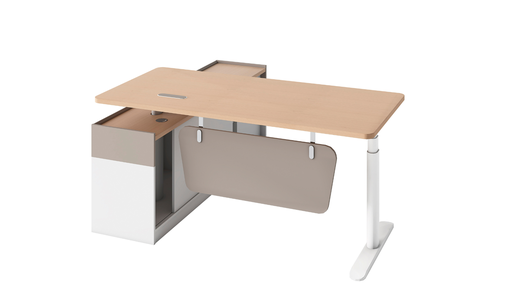 [MH1MGD21] Managerial Office Desk 1800 | Right | Electric (63-126 cm) | Seattle