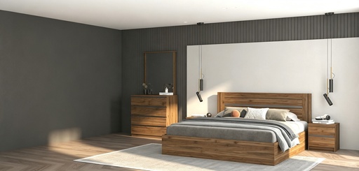 [KN2TBRS04] Twin Bedroom Set 4 PC | Toledo