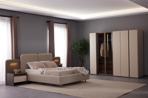 [LD2WR6D02] Wardrobe 6 Doors | Rosita