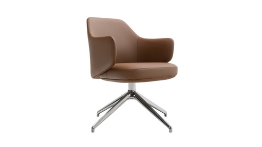 [ZD1VAC40] Visitor Armchair | PU-L | Grace
