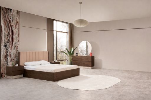 [AP2KBRS57] King Bedroom Set 5 PC | Avrasya