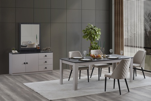 [AP2DTB15] Dining Table & Buffet | Ken