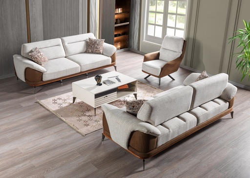 [TK2LRS158] Sofa Set 3+3+1+1 | Golge