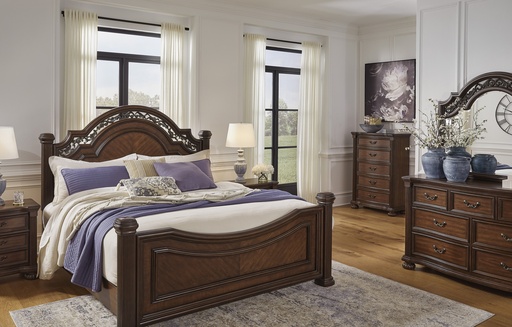 [AY2KBRS63] King Bedroom Set 6 PC | Lavinton