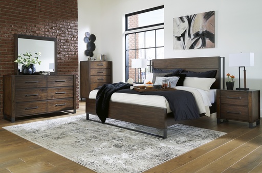 [AY2KBRS64] King Bedroom Set 6 PC | Zumbado