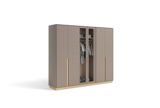 [FT2WR6D35] Wardrobe 6 Doors | Monaco