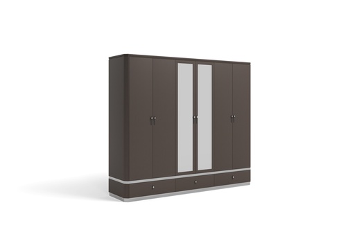 [FT2WR6D36] Wardrobe 6 Doors | Tian