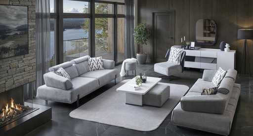 [GA2LRS167] Sofa Set 3+3+1 | Eska