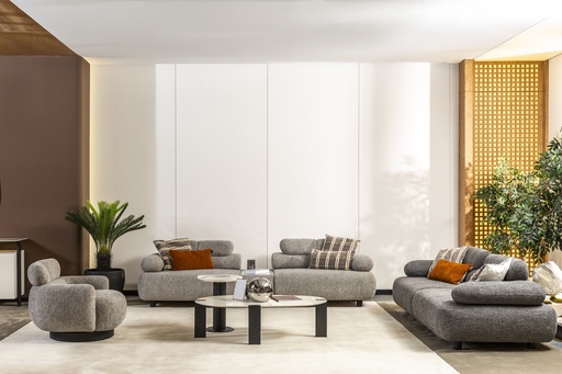 [SA2LRS176] Sofa Set 3+3+1 | Hera